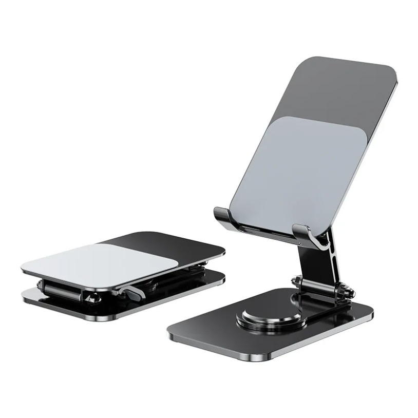 Desk Phone Stand - Universelles Metall 360 ° Drehbarer Telefon-
