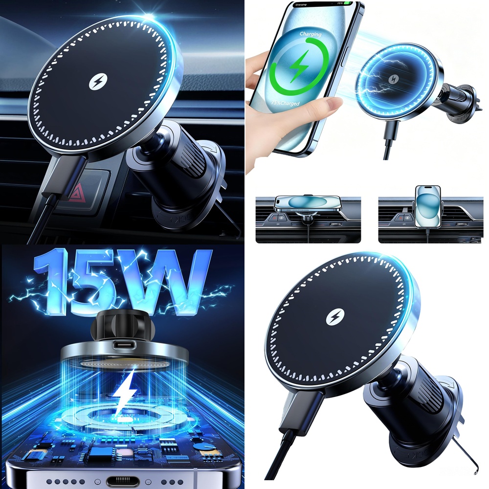 Phone Accessories Trending Products - Neues Elektronik-Zubehör Trend Magnetisches Kabelloses Auto-Ladegerät