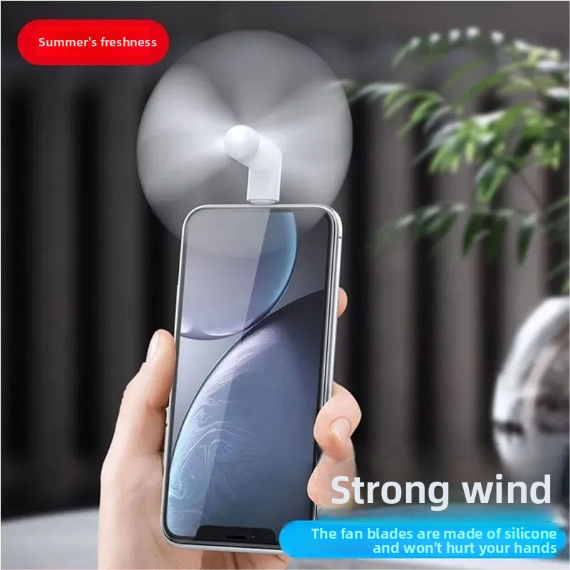 Phone Cooling Fan - Typ-C Mini-Handy-Lüfter, Tragbarer Taschenventilator mit Starkem