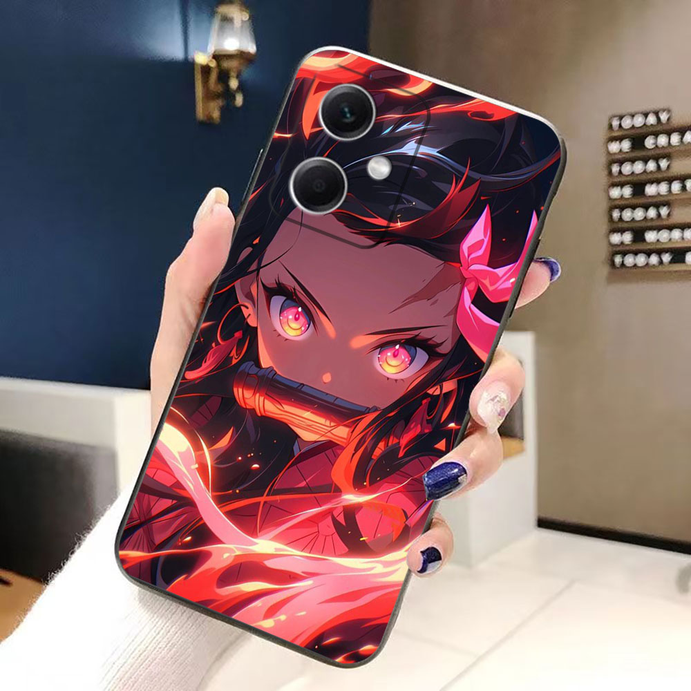 Phone Accessories Demon Slayer - Anime Dämonentöter Tanjiro Handyhülle für Redmi
