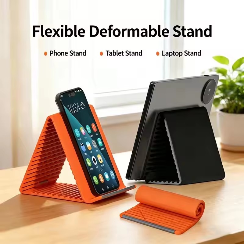 Phone Accessories Items - Flexibler Tragbarer Telefonständer aus Silikon für