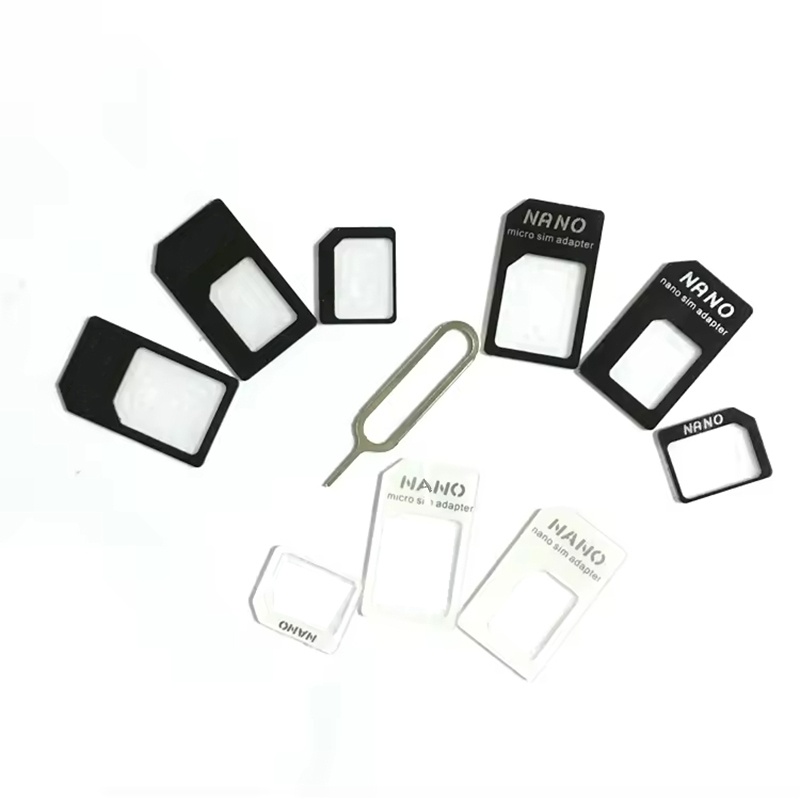 Sim Card Tool - 1 Set NanoSIM-Karten-zu-Micro-Standard-Adapter-Konverter für Telefon-SIM-Karten mit