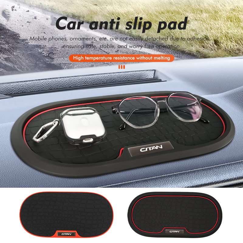 Phone Accessories Logo - Auto-Logo-Armaturenbrett-Silikon-Antirutschmatte, Handy-Aufbewahrungshalter, Zubehör für Mercedes Benz