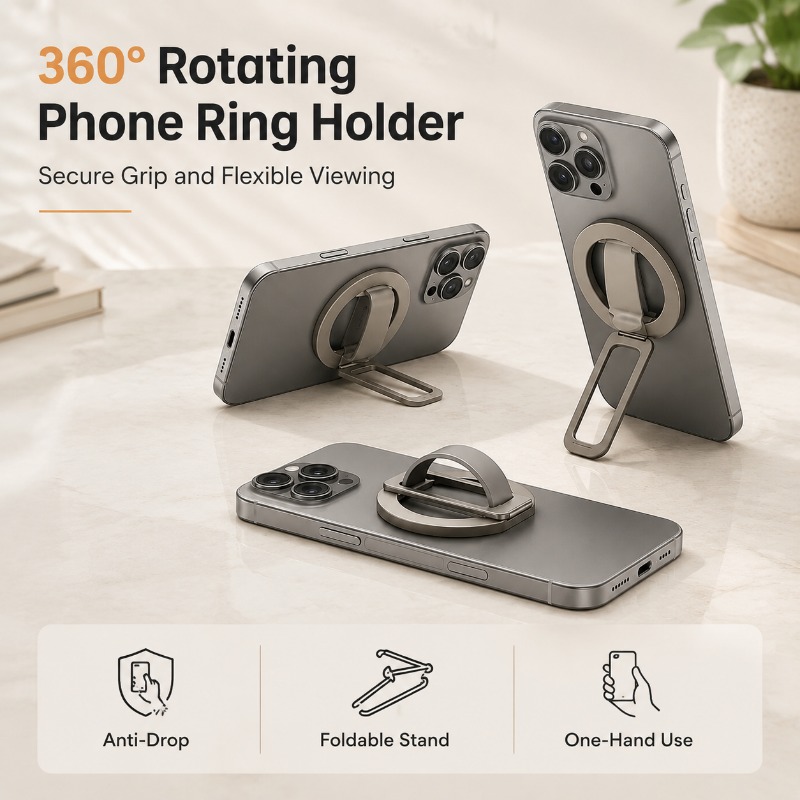 Desk Phone Stand - Silikon Magnetisches Armband Handyhalterung für MagSafe,