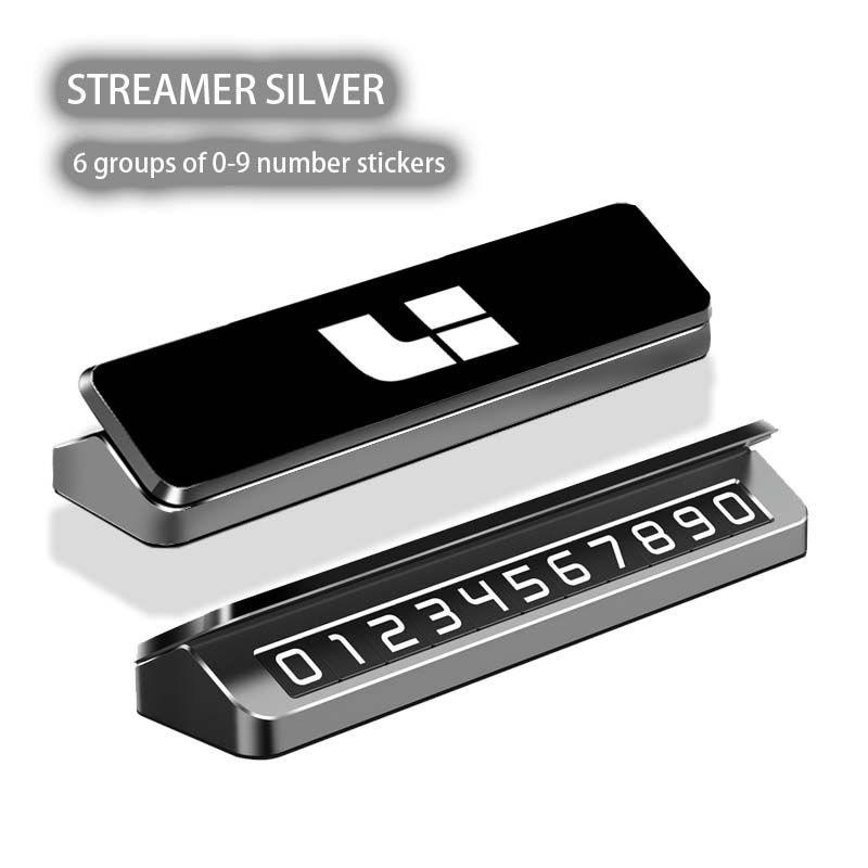 Phone Accessories Logo - Auto Metall Handy-Nummer temporäre Park platte