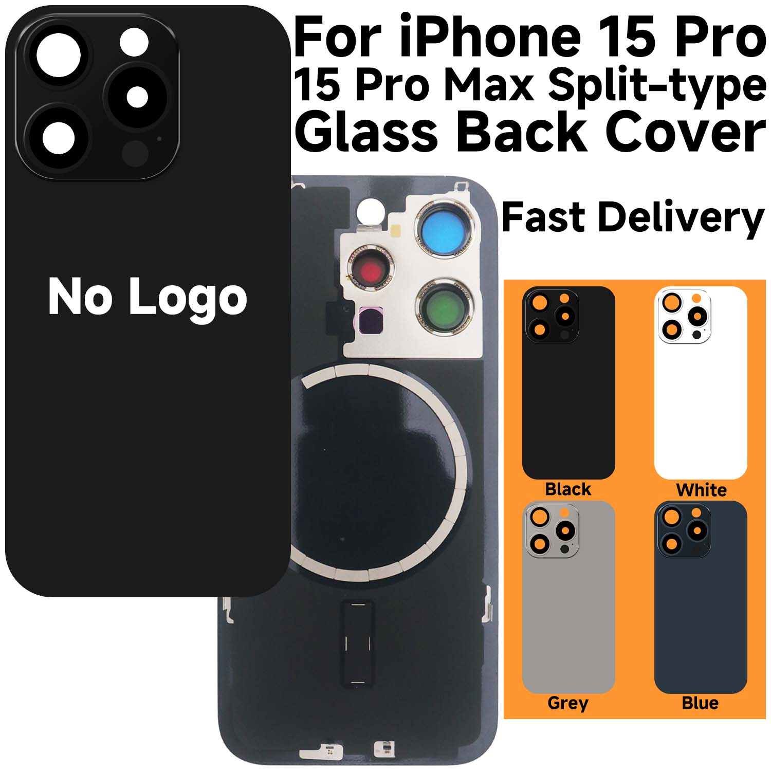 Phone Accessories Logo - Für iPhone 15 Pro/15 Pro Max