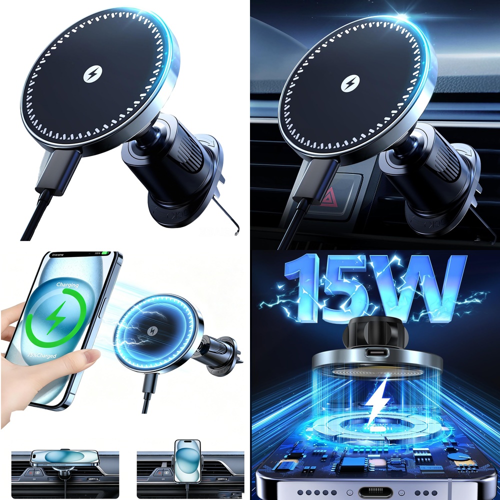 Phone Accessories Trending Products - Elektronisches Zubehör Trendprodukt Kabelloses Auto-Ladegerät Lüftungsschlitz