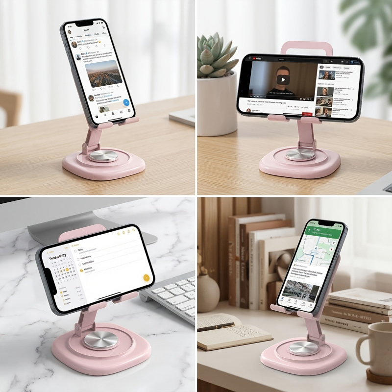 Macaron Desktop Metall-Drehstä – Desk Phone Stand Bewertung und Preis