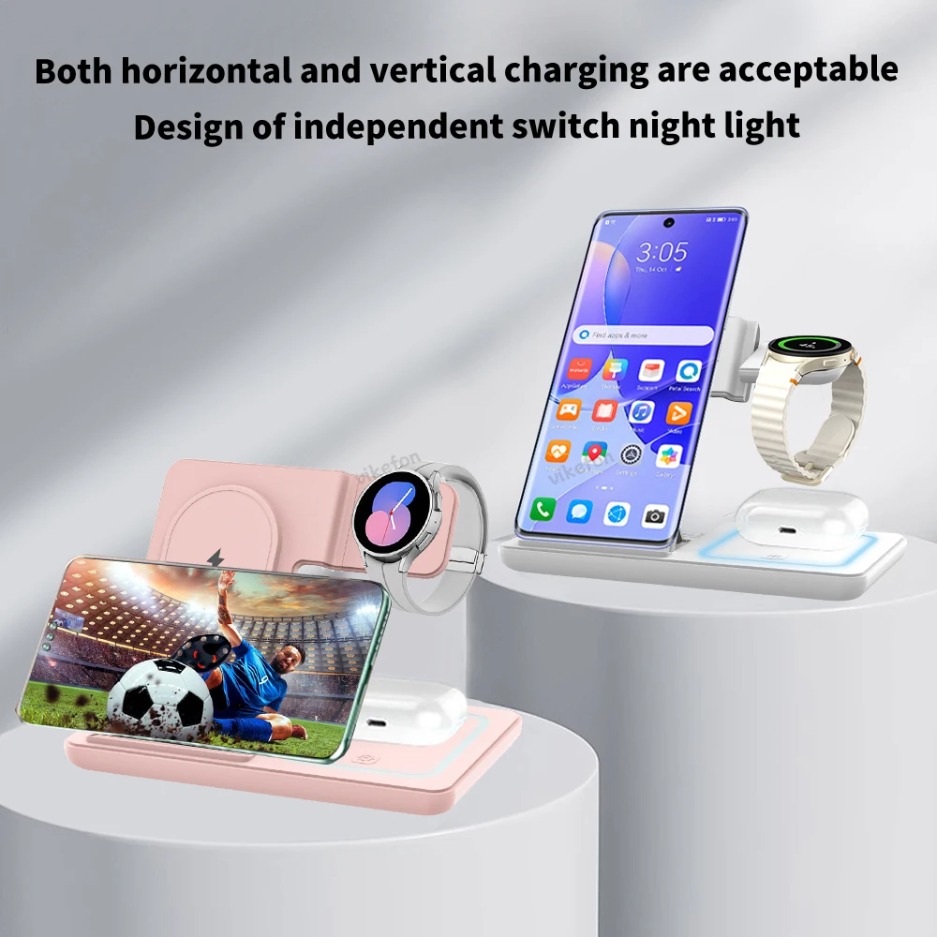 3-in-1 Faltbare Kabellose Lade – Phone Cooling Fan Bewertung und Preis