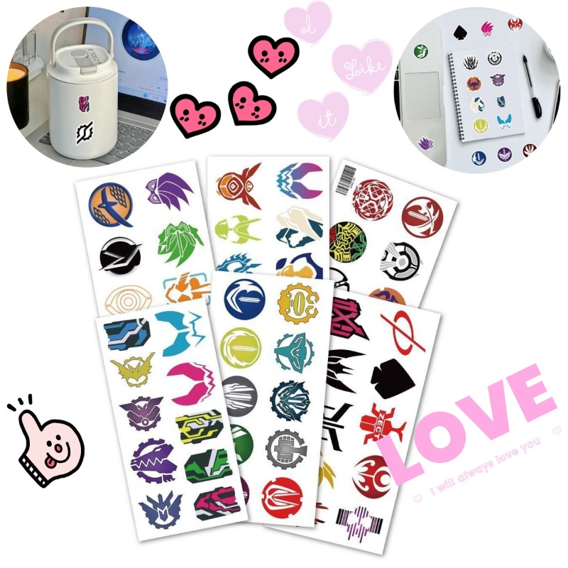 60 Blatt Kamen Rider Logo-Aufk – Phone Accessories Items Bewertung und Preis