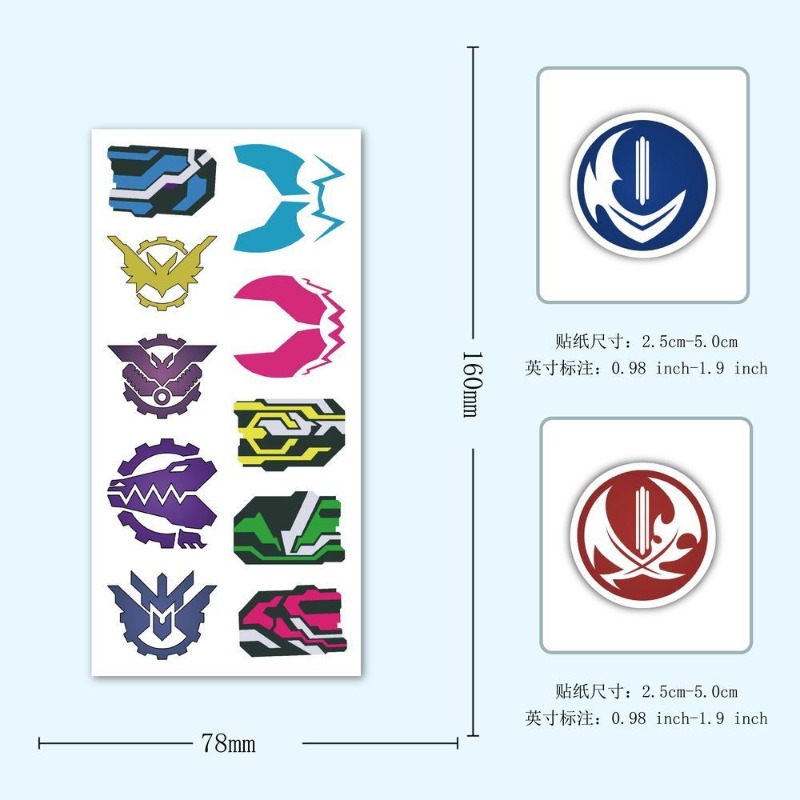 60 Blatt Kamen Rider Logo-Aufk – Phone Accessories Items Bewertung und Preis